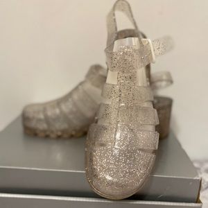 JuJu Clear Jelly Sandals